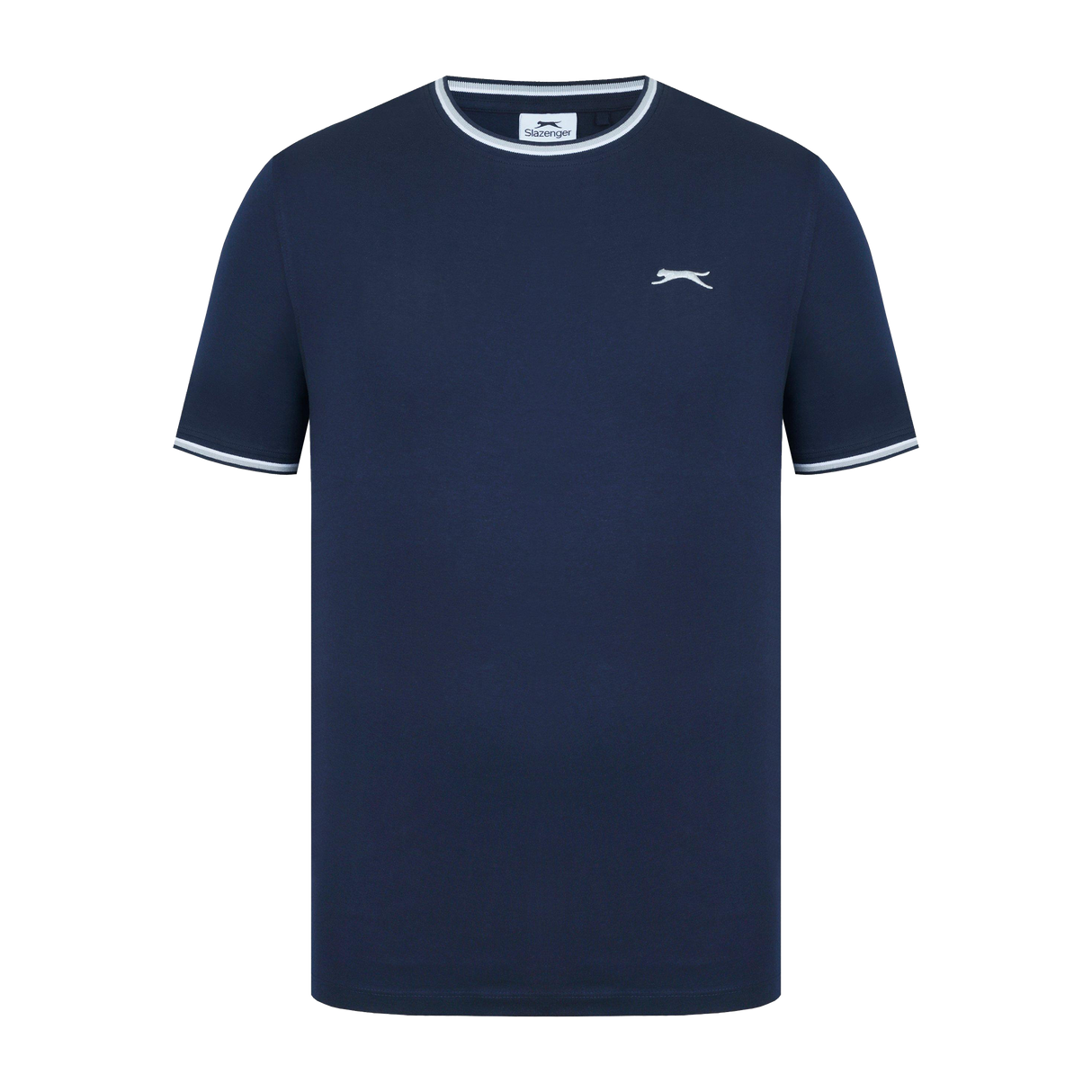 Slazenger Men's Tipped T-Shirt - Navy