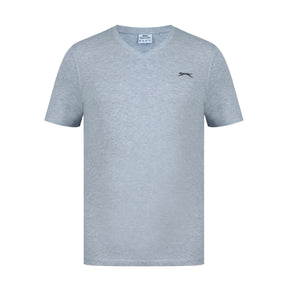 Slazenger Men's V-Neck T-Shirt in Grey