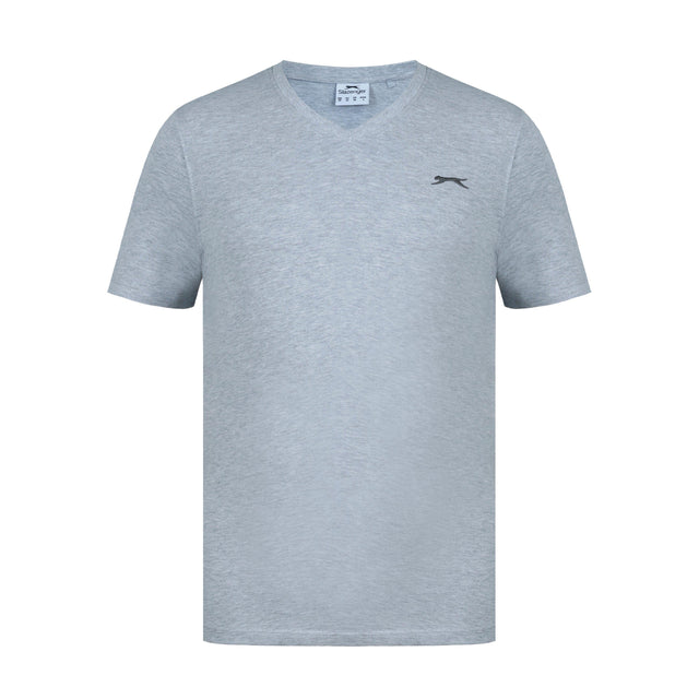 Slazenger Men's V-Neck T-Shirt in Grey