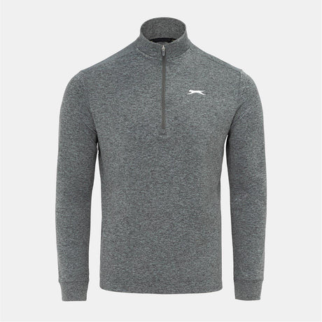 Slazenger Men's Zip Pullover in Grey