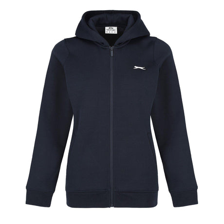 Slazenger Women's Fitted FZ Hoodie in Navy