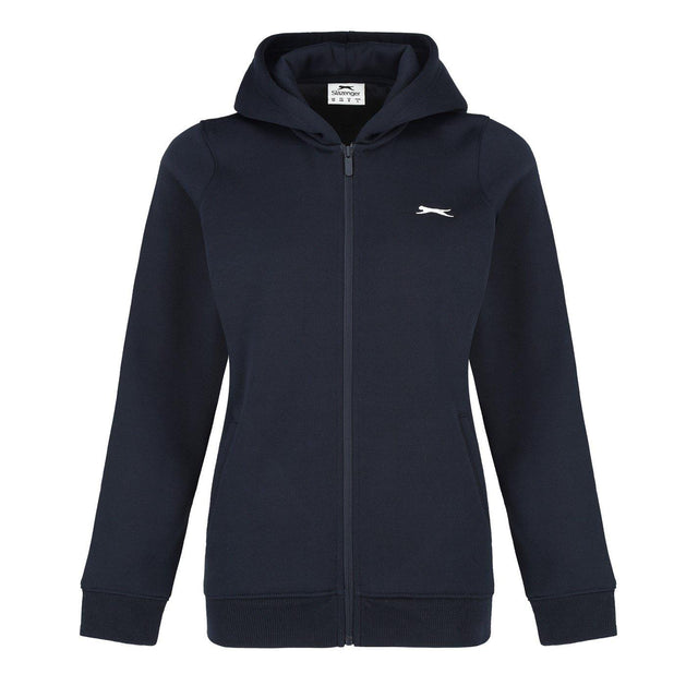 Slazenger Women's Fitted FZ Hoodie in Navy