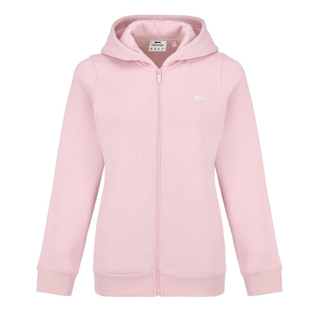 Slazenger Women's Fitted FZ Hoodie in Pink