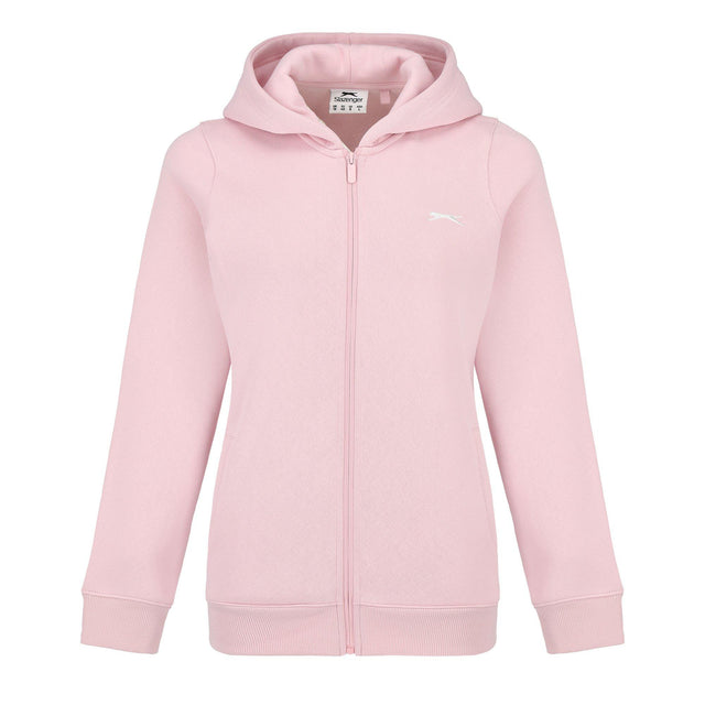 Slazenger Women's Fitted FZ Hoodie in Pink
