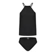 Slazenger Women's Plain Tankini Set Black