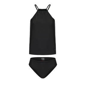 Slazenger Women's Plain Tankini Set Black