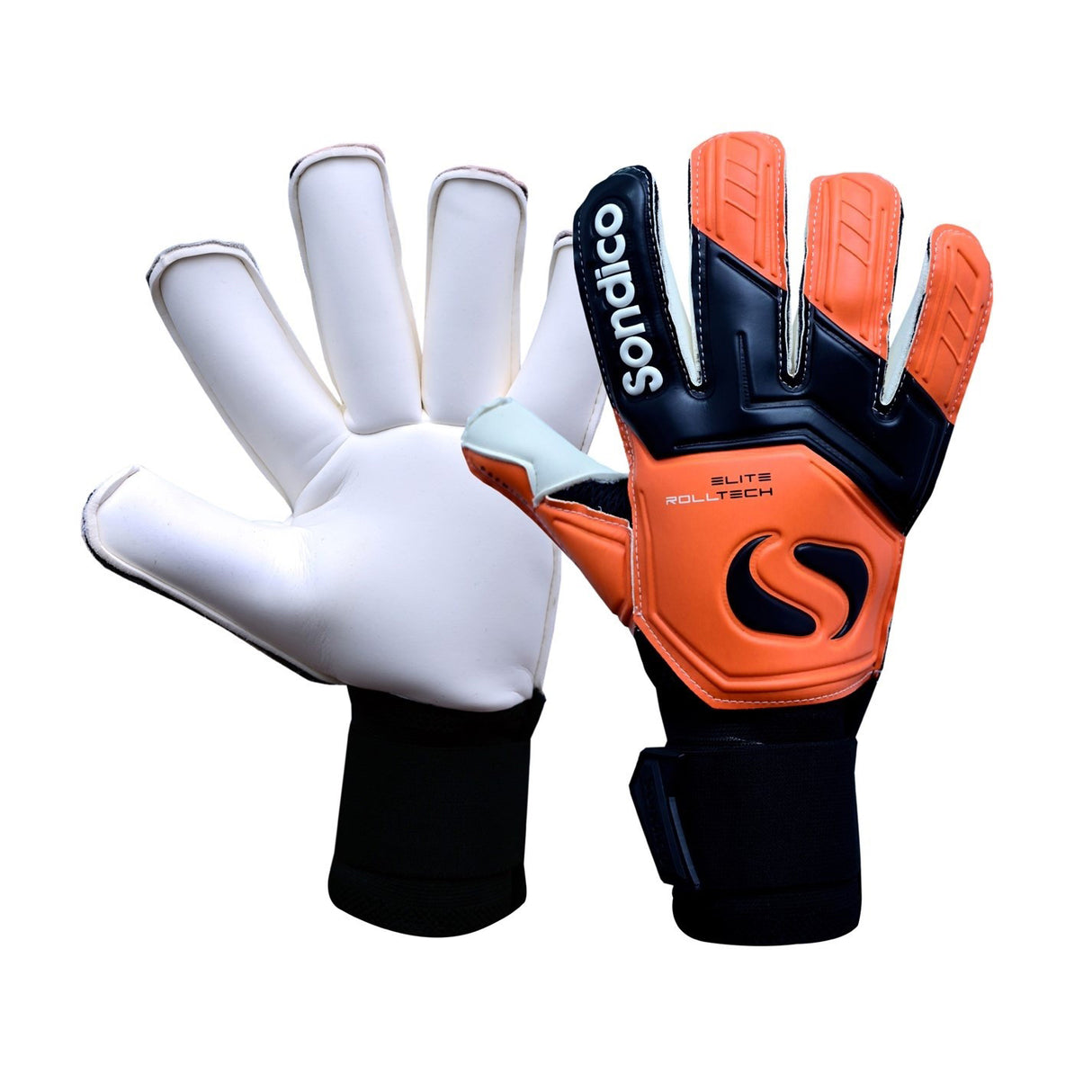 Sondico Soccer Elite Rolltech Goalkeeper Size 8 - Black/Orange