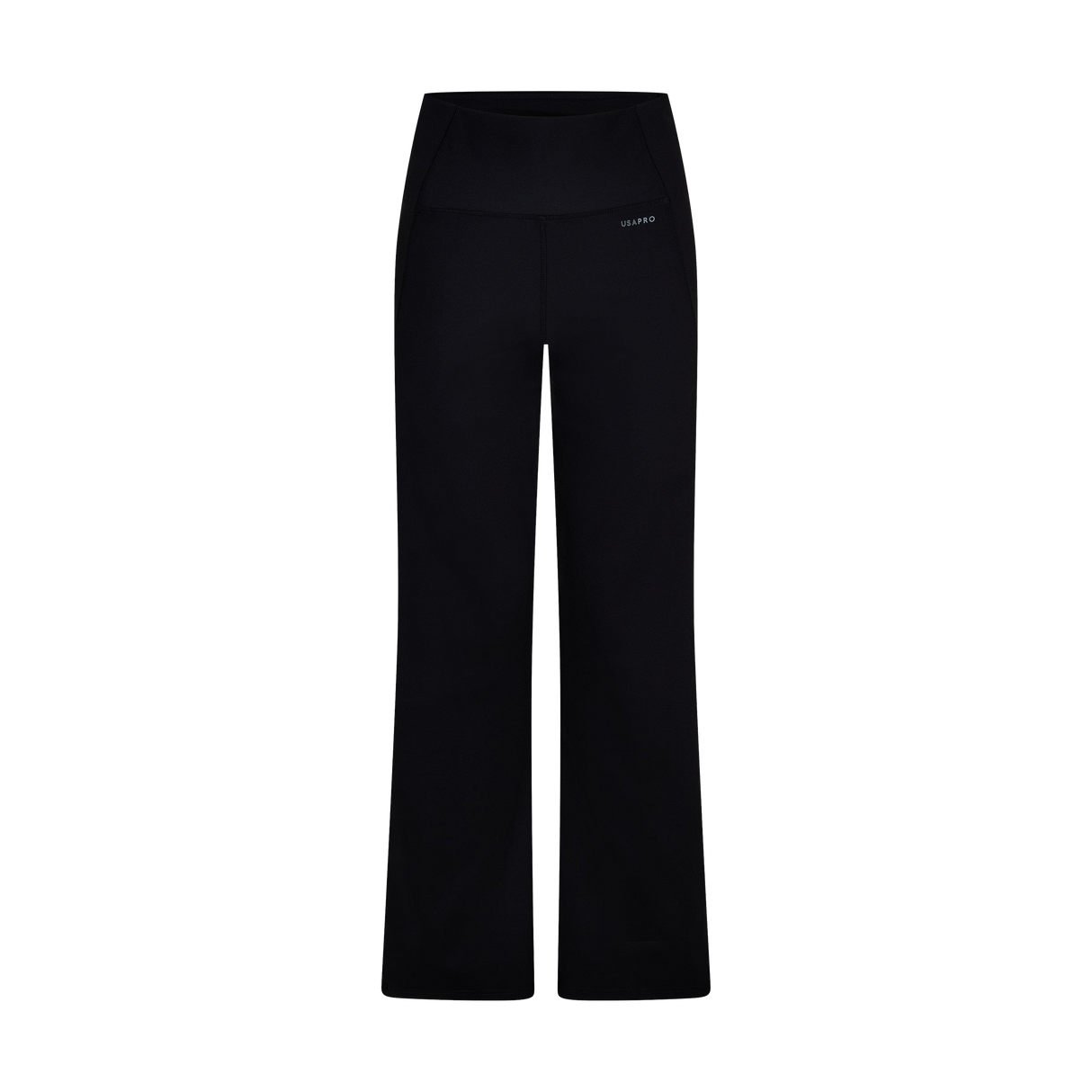 USA Pro Women's All Purpose High Rise Flared Pants - Black