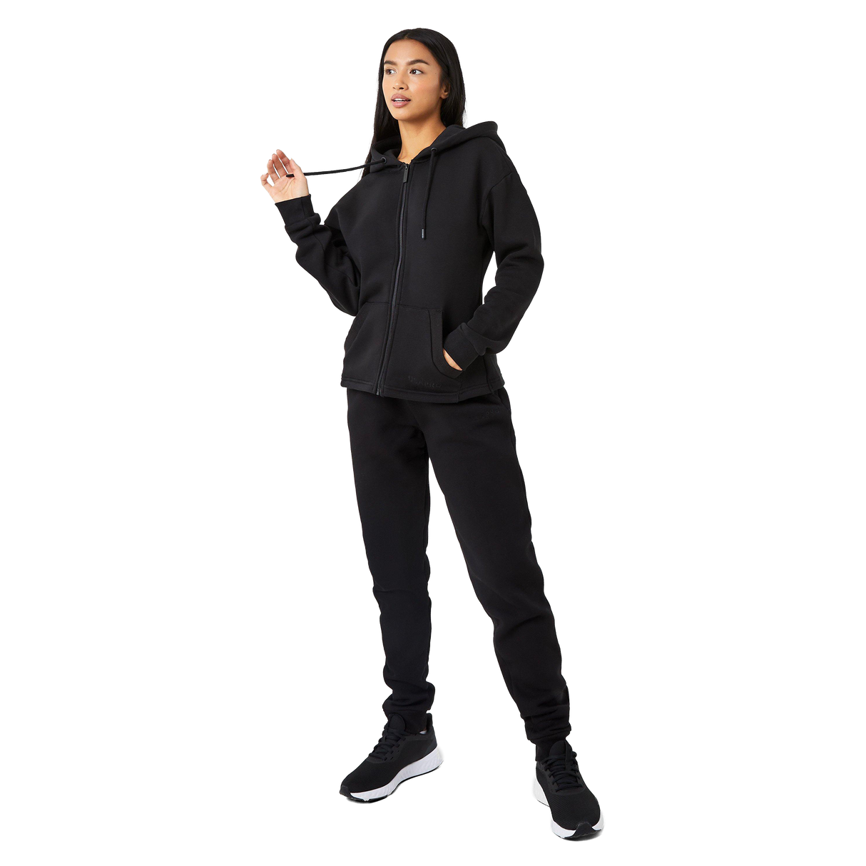 USA Pro Women's Classic Joggers Fleece Pants - Black