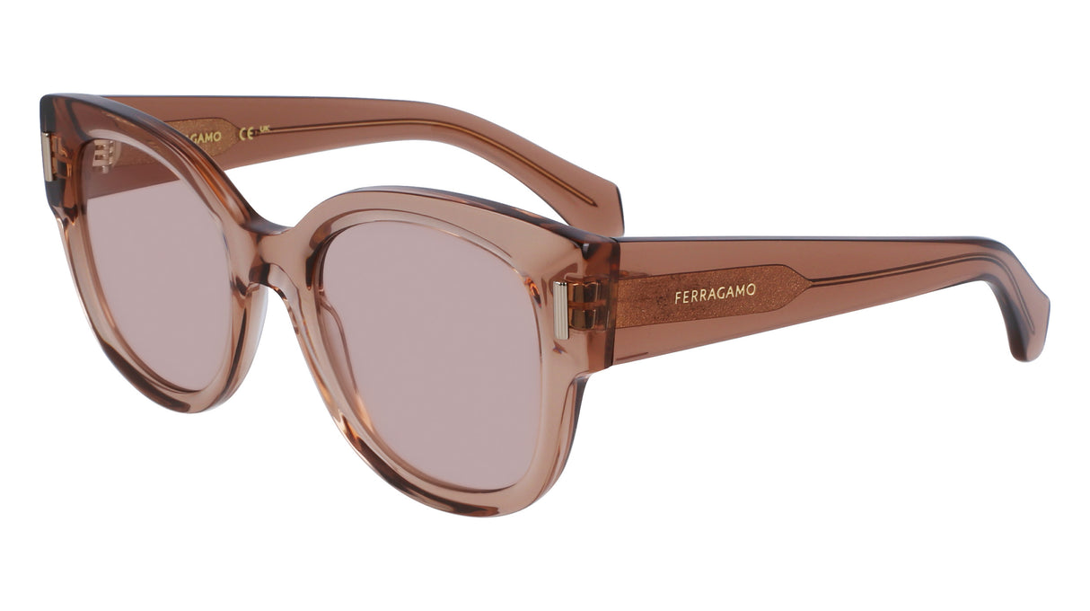 Salvatore Ferragamo SF2007S Womens Sunglasses - Transparent Nude